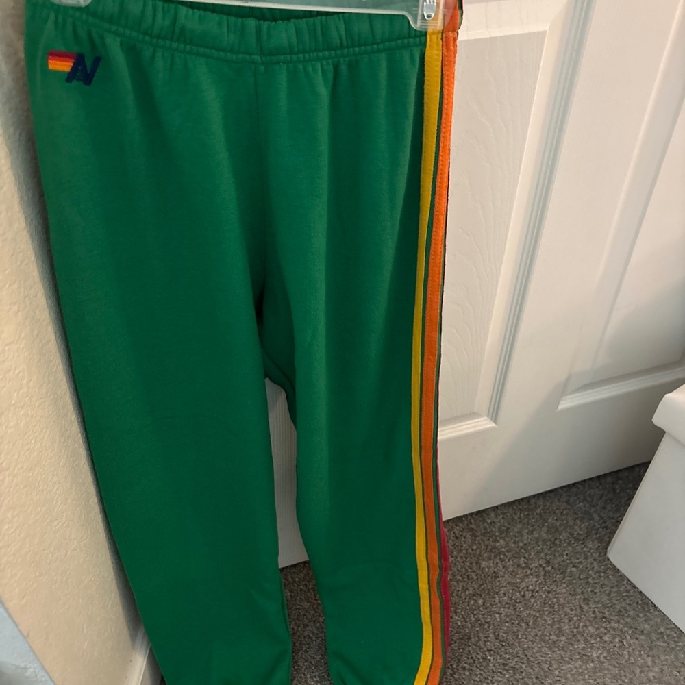 Aviator nation, five stripes sweatpants new with tag size small